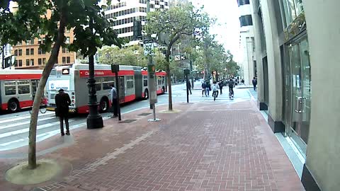 MUNI buses San Francisco, CA, USA