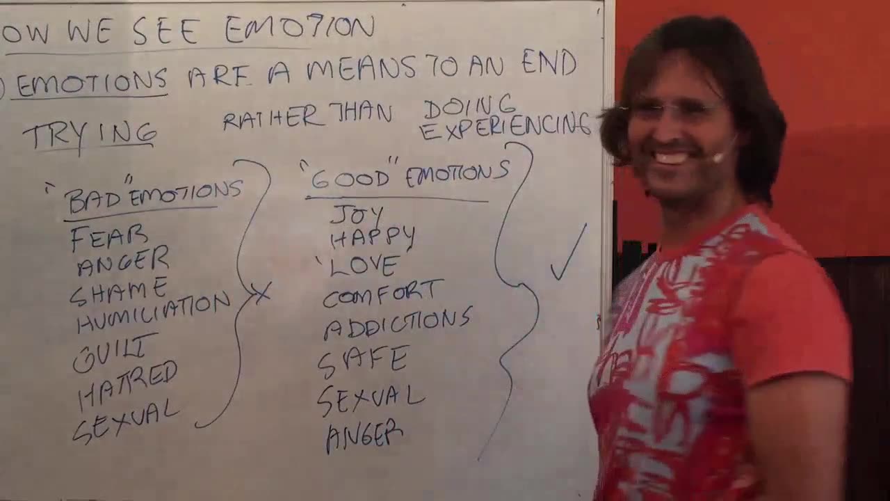 Emotions Are a Means to an End, Trying Rather Than Doing, One With God, Happiness, Fearless, Clarity