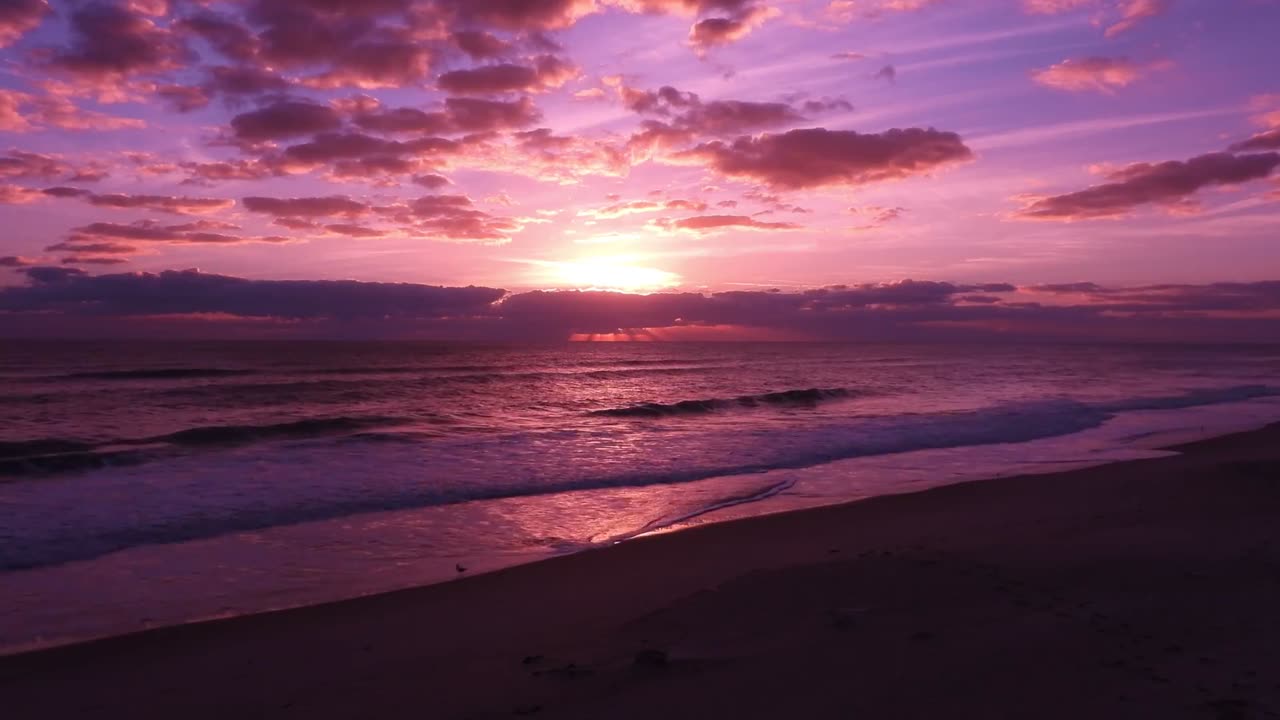 Peaceful Florida sunrise today