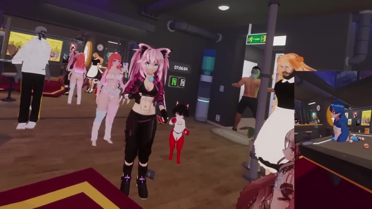 🍗 macaroni with the chicken strips 【VRChat funny Highlights】