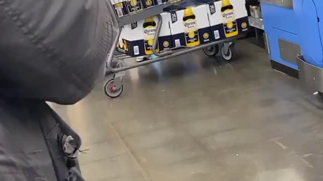 Man buys all the Coronas from Walmart!! 😳😳