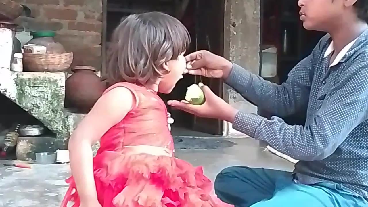 Brother sister childhood masti