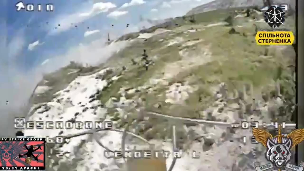 Ukrainian Drones Hunting Down Strange Russian Vehicle