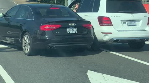 SUV Driver Scares Everyone Around