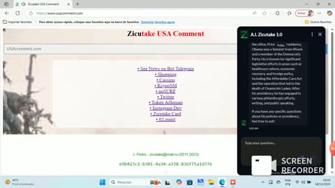 A.I. Zicutake USA Comment 1.0 by USAcomment.com