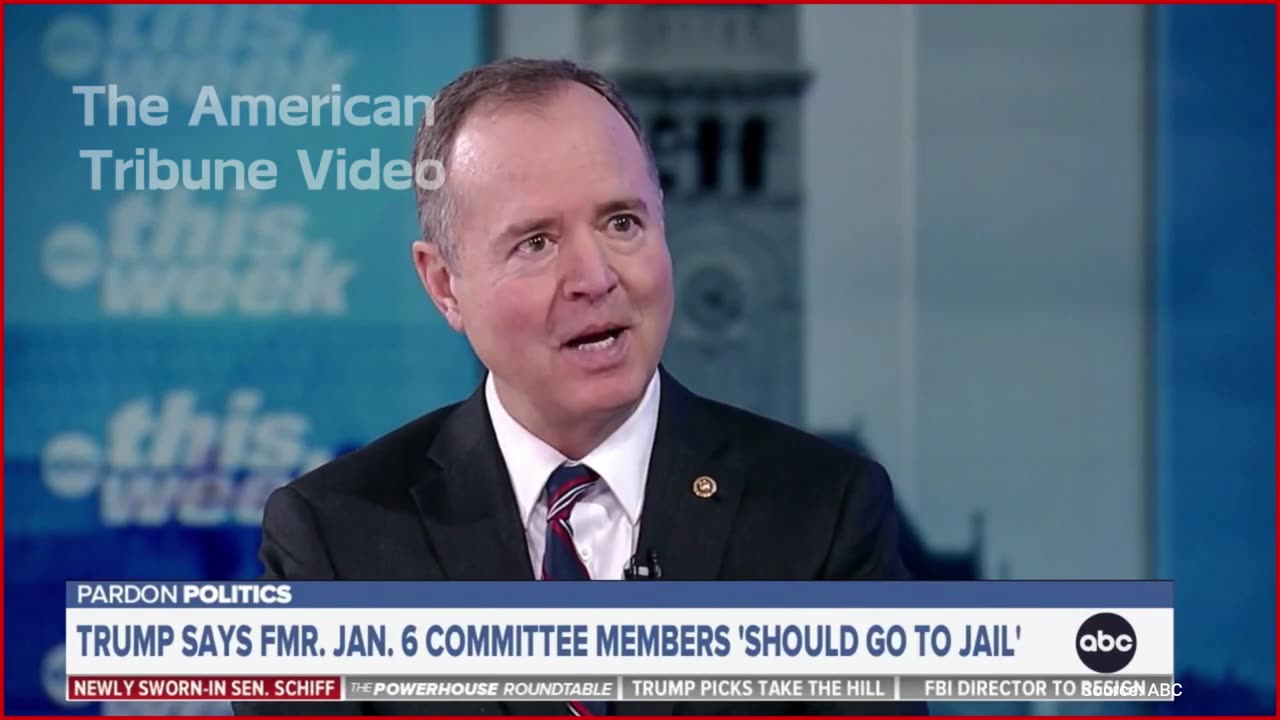 WATCH: Adam Schiff Freaks Out Live on Air after Trump Vows Pardon for J6ers