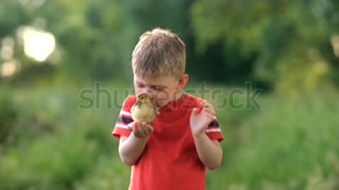 Boy with Duck