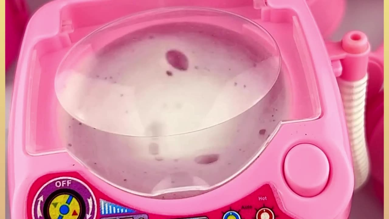 Mini Washing Machine ASMR Magic: Cute and Satisfying Moments