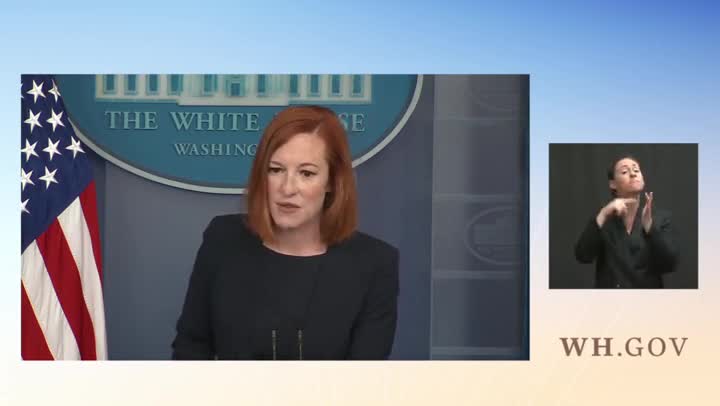 Jen Psaki Actually Compared States' Election Integrity Laws to 'Civil War'