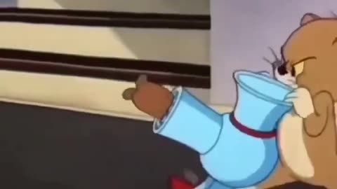 Tom and jerry cute little fight 😂