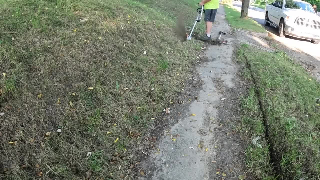 On the edge of these terrible weeds