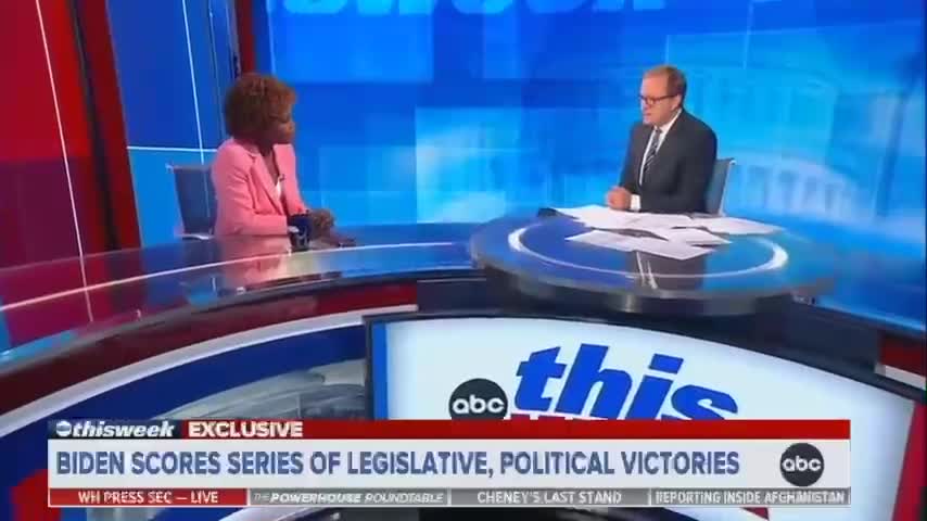 ABC's Jonathan Karl GRILLS Jeane-Pierre Over 'Orwellian' Inflation Reduction Act