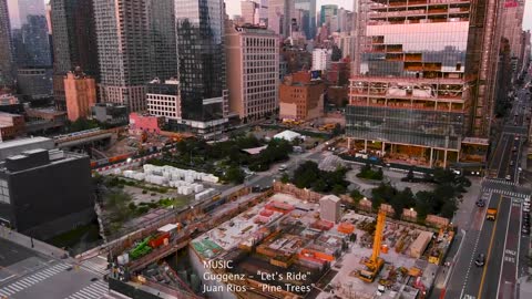 6k Hudson Yards drone 2021