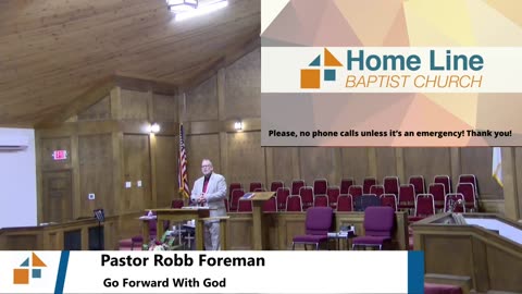 Pastor Robb Foreman // Go Forward With God