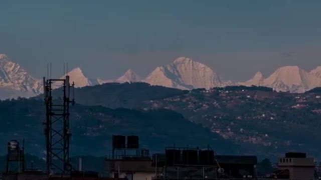 Nepal mountain Everest at lockdown