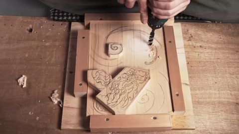 Wood Carving Dragon| To use technic of Japanese traditional wood carving| Woodworking