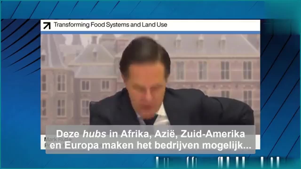 Netherlands PM Mark Rutte, Makes It Clear Where 'Food' Will Come From