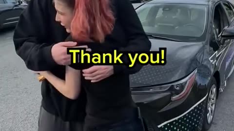 Tipping A Waitress A Car