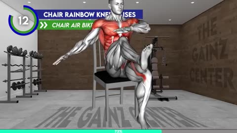 Unbelievable - 8 Minute Chair Workout to Blast Belly Fat Away -