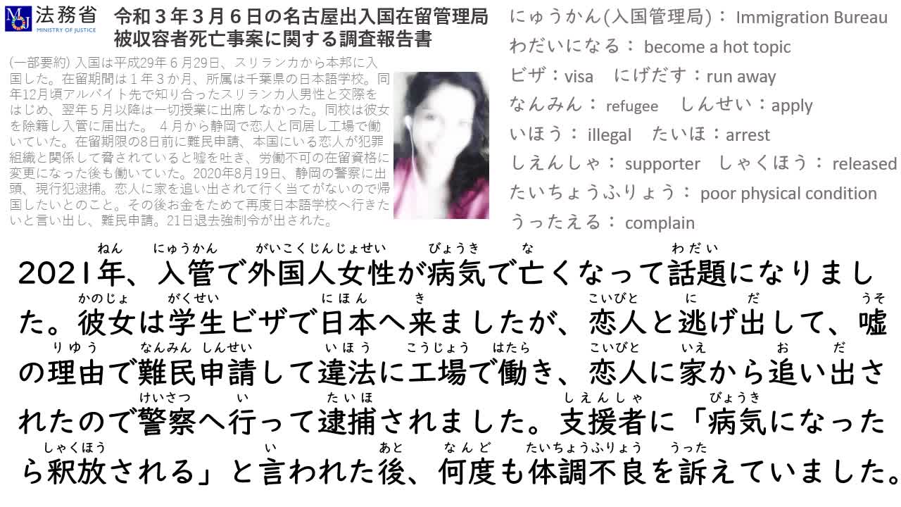 Daily News in Simple Japanese (2022.5.21) 日本の移民問題/Japan's immigration problem