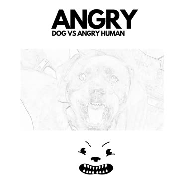ANGRY DOG VS ANGRY MAN