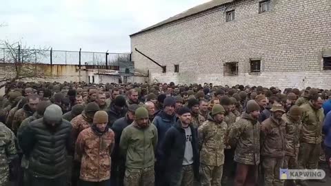 Ukrainian POWs in Donbass