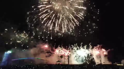 Amazing fire work at penghu