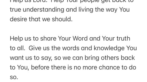 Prayer to Share God's Word and Truth