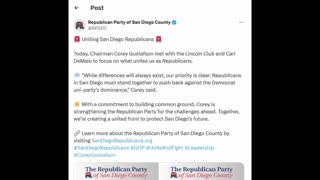 San Diego GOP Chair's Tweet Exposed The Truth About the Failed Lincoln Club Meeting