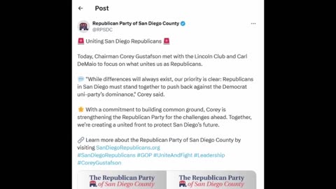 San Diego GOP Chair's Tweet Exposed The Truth About the Failed Lincoln Club Meeting