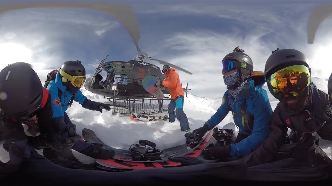 Freeriding in Gudauri (snowboard edition)