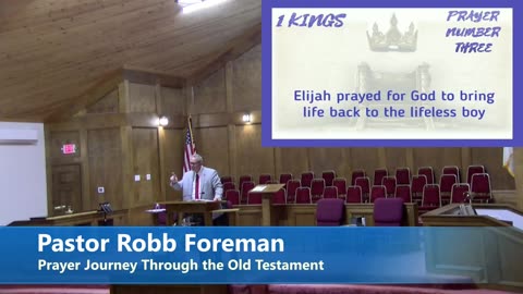 Pastor Robb Foreman //Prayer Journey Through the Old Testament