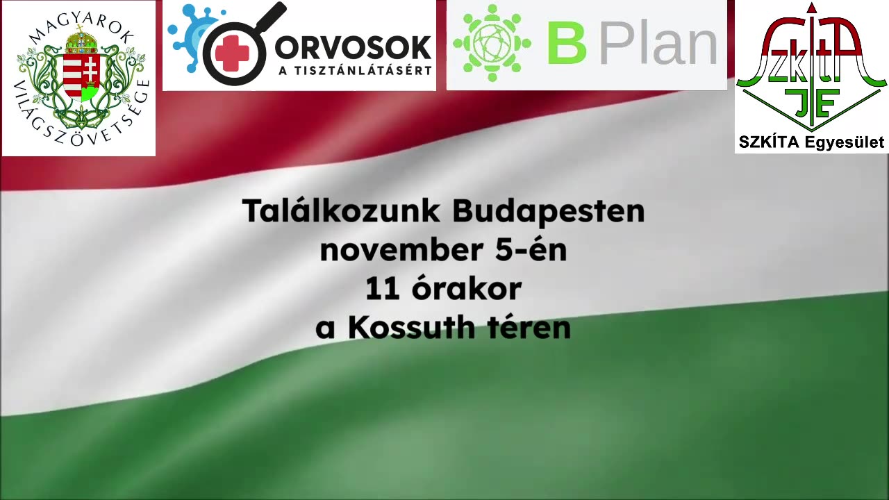 WHO elleni tüntetés 2023.11.05. Kossuth tér - Felhívás!