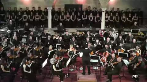 Orchestra plays Robocop themesong LIVE