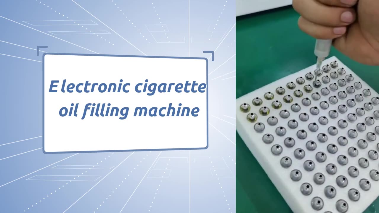 vape cartridge filling machine and testing machine