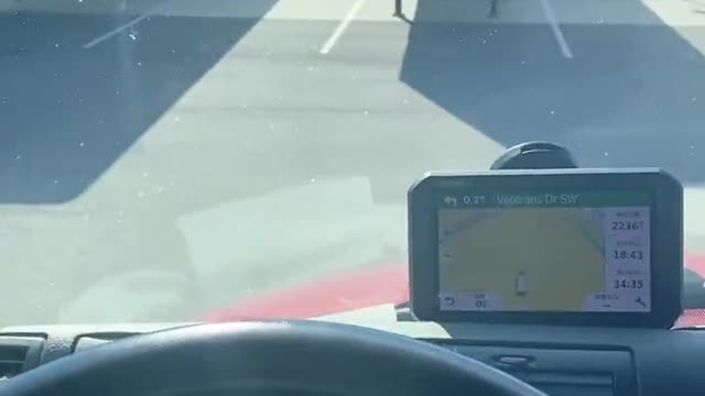 American truck driver