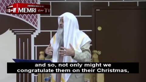 Muslim preacher complains about Christmas celebrations in Canada.