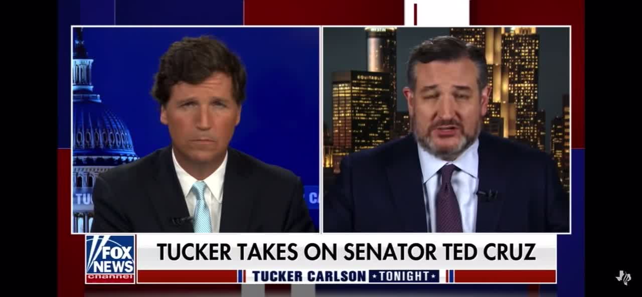 “FAKE” Tucker Carlson ATTACKING Ted Cruz!