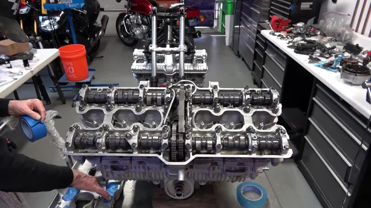 Honda CBX Step by Step Restoration Video Series Part 34 - Preparation & Painting of the CBX engine