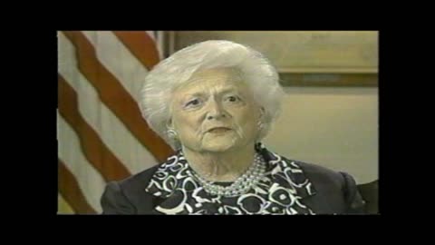 Barbara Bush PSA For Just Read