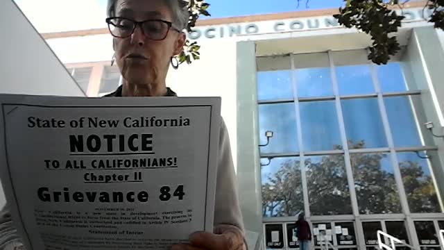 New California State Mendocino Co.Chapter 2 Grievance 84, 2021-11-30