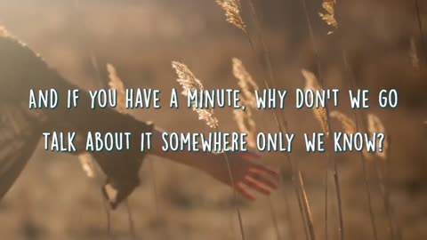 Keane - somewhere only we know ( lyric)