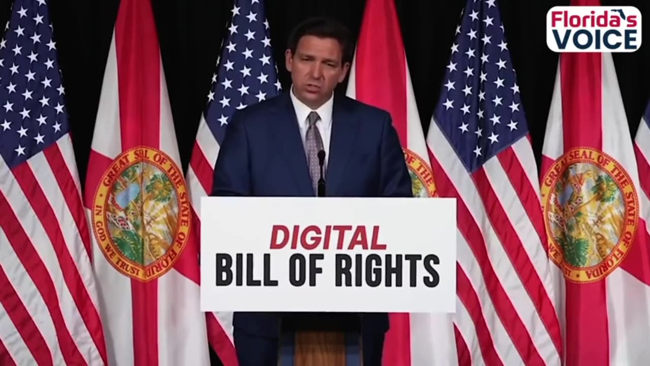 Governor DeSantis Takes Action, Introduces New "Digital Bill Of Rights"