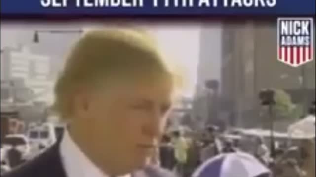 Rare Footage Of Donald Trump At Ground Zero Days After September 11 Attacks