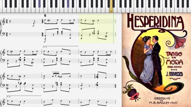 Hesperidina by J. Nirvassed (1905, Tango piano)