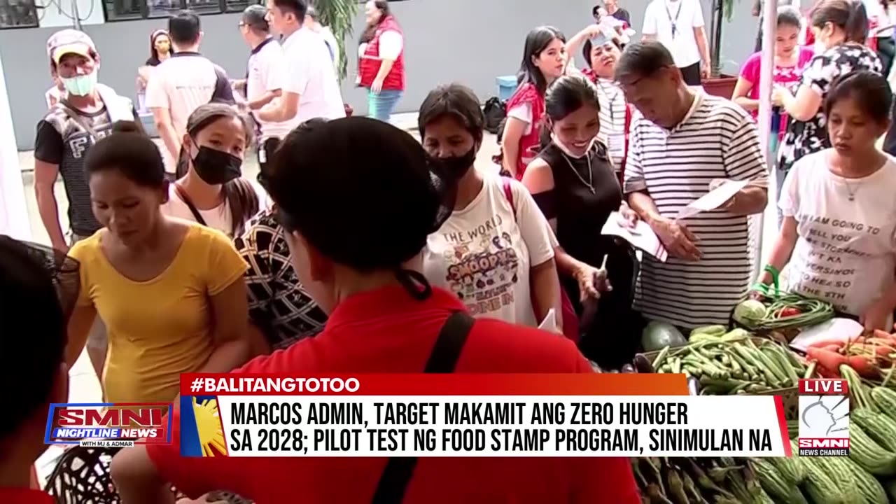 Marcos admin, target makamit ang zero hunger sa 2028