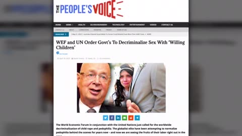UN Executive Director Blows Whistle: Global Elite Are ALL Pedophiles