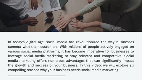 4 Reasons Your Business Needs Social Media Marketing