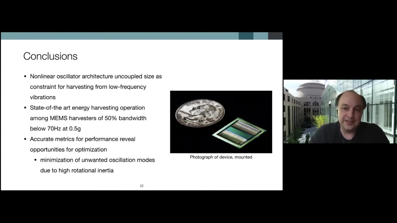 Haluk Akay—Low-frequency energy harvesting at the MEMS scale - MIT.nano 2021