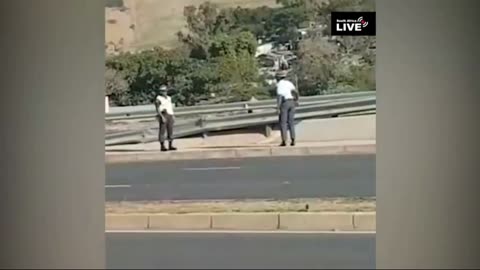 Only SA Traffic Cops Who Can Play Like This During Working Time